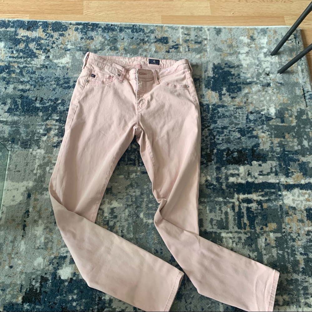 AG Abbey Ankle Dusty Pink Size 27R